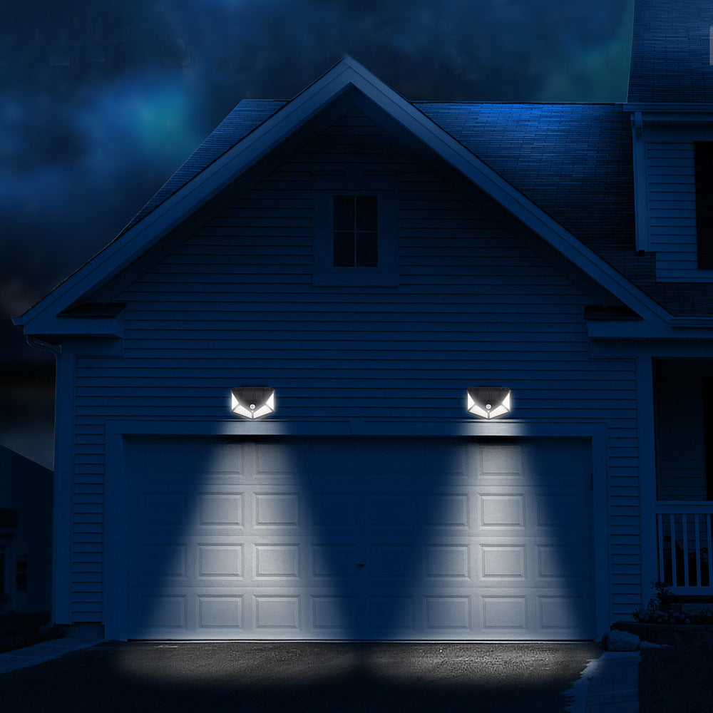 NOWORDUP™ Advanced Solar Security Lights: 128 LEDs, Triple-Mode Sensor