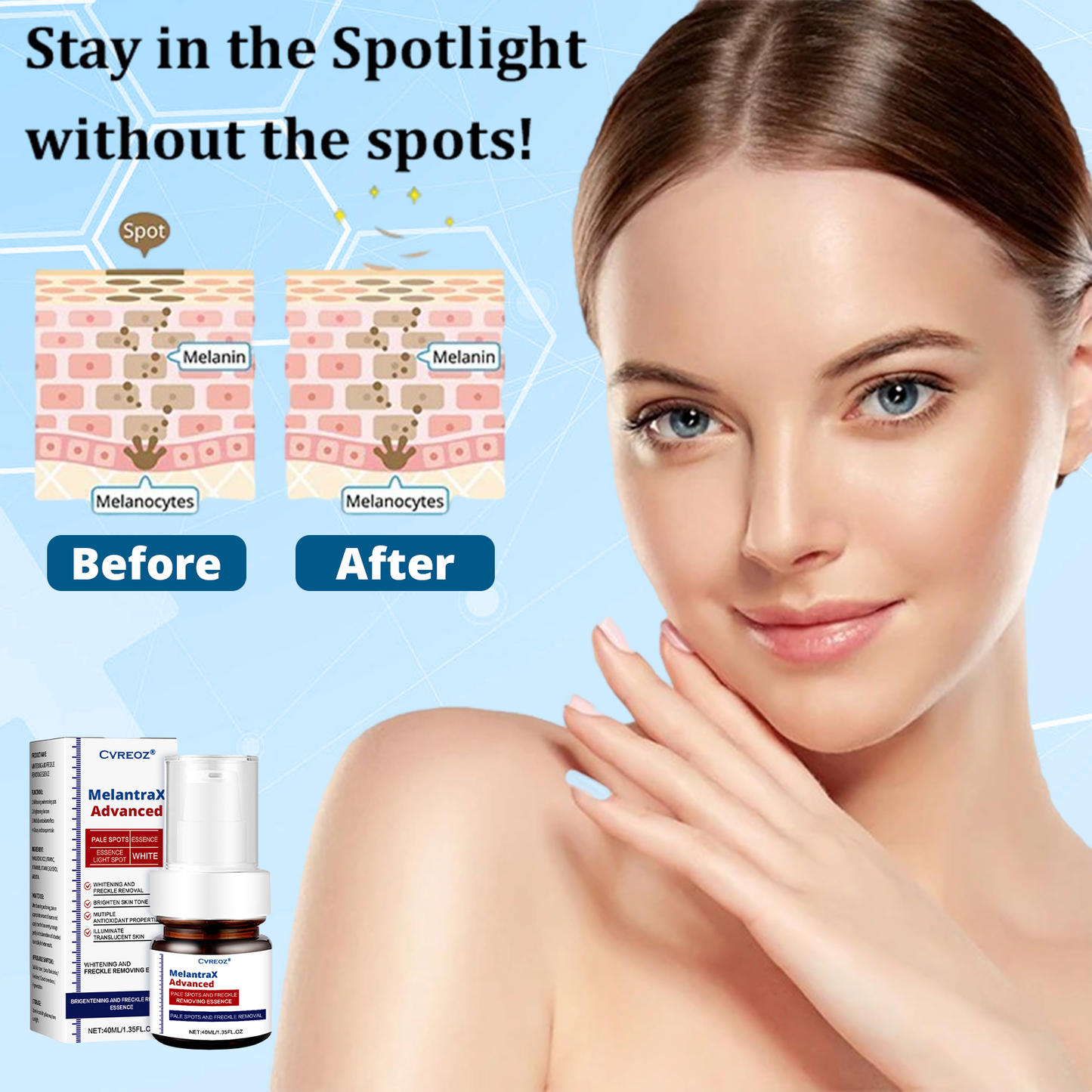 Cvreoz® MelantraX Advanced Anti-Hyperpigmentation Essence
