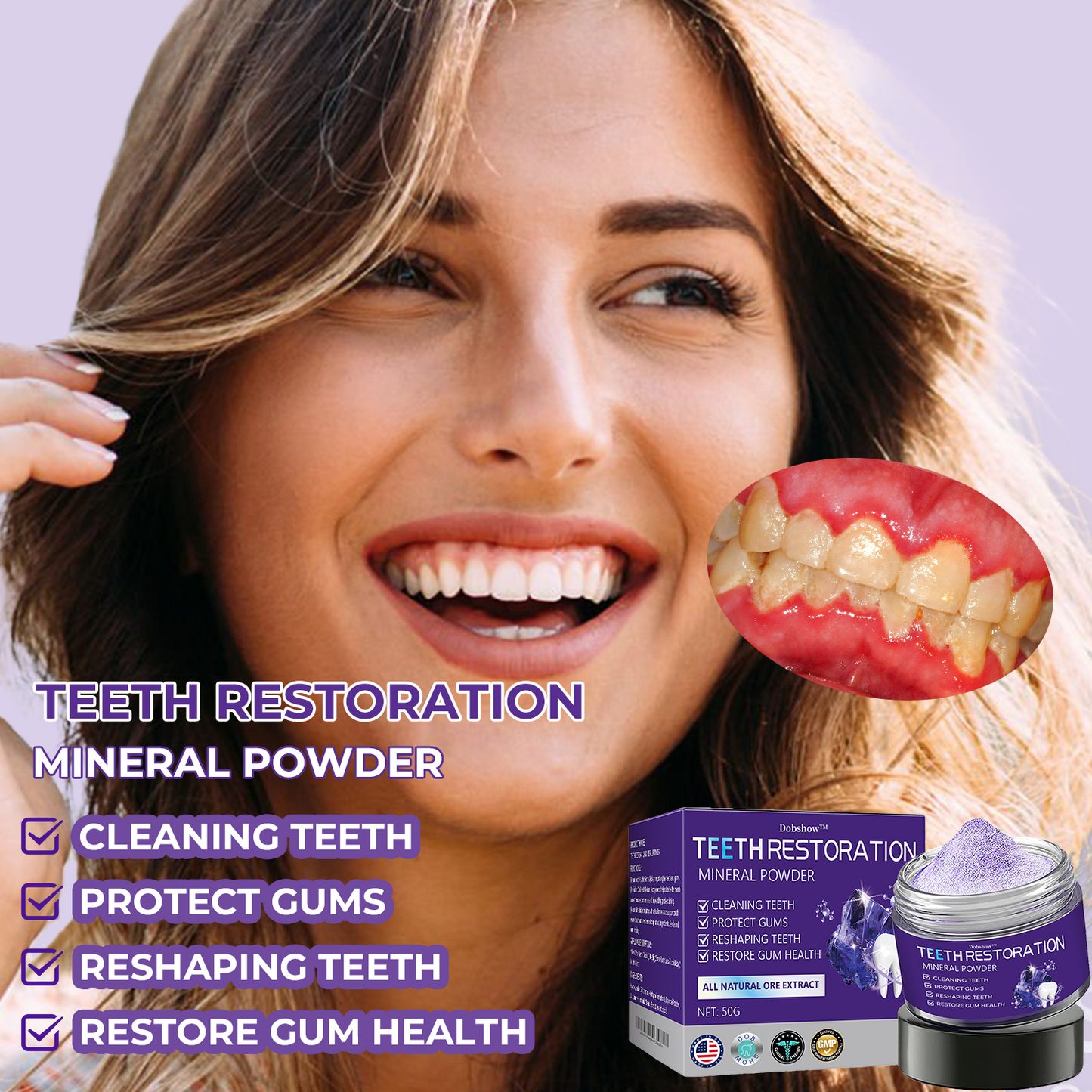 🦷Dobshow™ Dental Repair Mineral Powder >>🔥Buy One Get One Free🔥