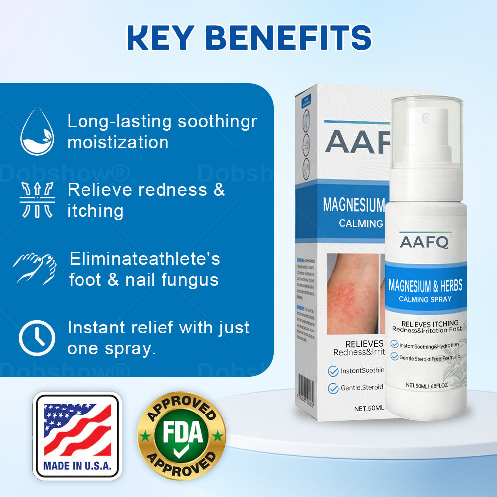 🔥Final 3 Hours: 80% OFF:AAFQ® Magnesium & Herbs Calming Spray