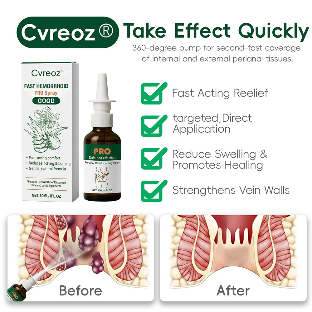 🎁𝘾𝙝𝙧𝙞𝙨𝙩𝙢𝙖𝙨 𝙎𝙖𝙡𝙚 | Cvreoz® Fast Hemorrhoid PRO Spray