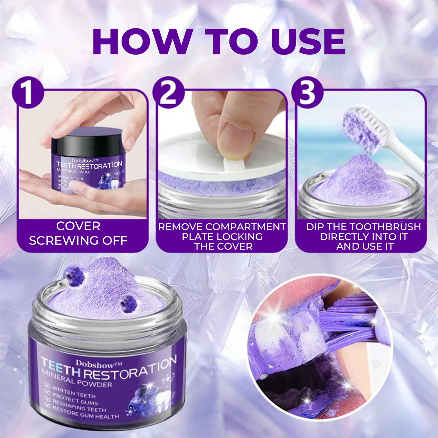 🦷Dobshow™ Dental Repair Mineral Powder >>🔥Buy One Get One Free🔥