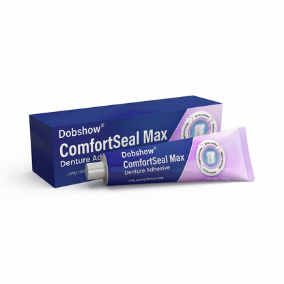 🌟Dobshow® ComfortSeal Max Denture Adhesive—🦷96-hour long-lasting, heat adaptive technology ——Z