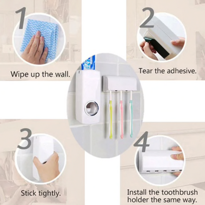 Automatic Toothpaste Dispenser Set