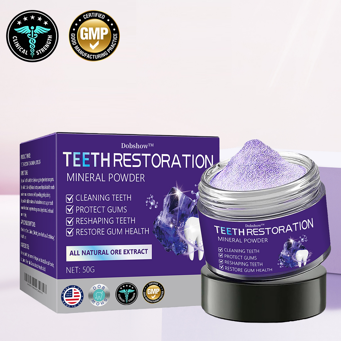 🦷Dobshow™ Dental Repair Mineral Powder >>🔥Buy One Get One Free🔥
